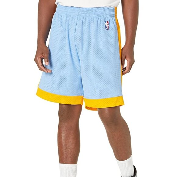 Mitchell & Ness NBA AUTHENTIC SHORTS LA LAKERS 2001 Small Columbia Blue - Picture 3 of 8